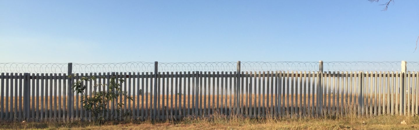 2.4m concrete palisade fencing